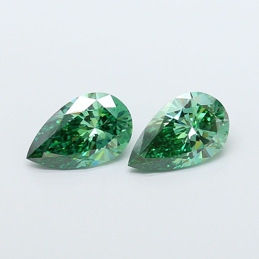 Loose Diamond - PEAR 2.0ct Fancy Vivid Green VS2 (1 of 1)