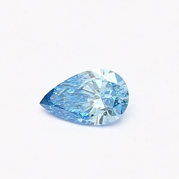 Loose Diamond - PEAR 0.17ct Fancy Vivid Blue SI2: Loose Diamond - PEAR 0.17ct Fancy Vivid Blue SI2 Source: This is a real non-mined Diamond that has been grown in a lab Shape: PEAR Carats: 0.17 Color: Fancy Vivid Blue Certification: NONE Video: