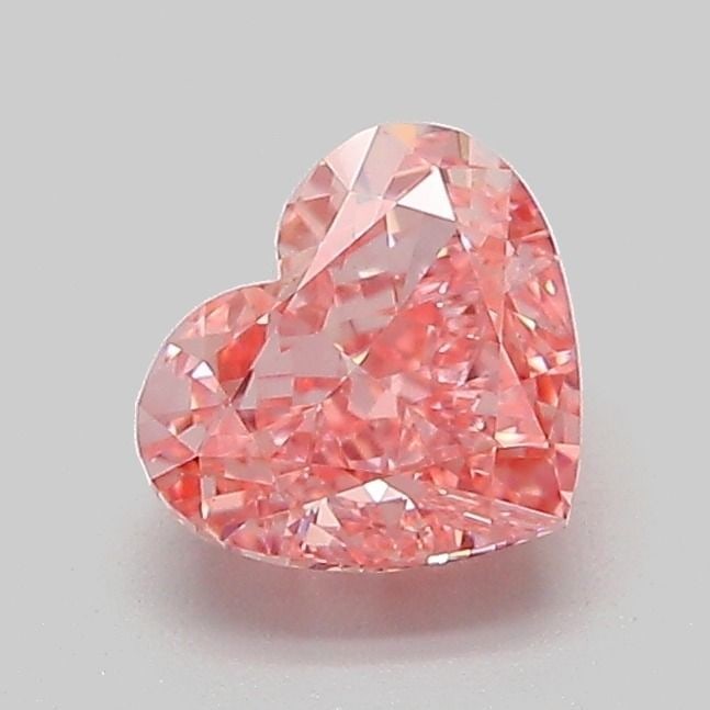 Loose Diamond - HEART 1.06ct Fancy Vivid Pink VS1: Loose Diamond - HEART 1.06ct Fancy Vivid Pink VS1 Source: This is a real non-mined Diamond that has been grown in a lab Shape: HEART Carats: 1.06 Color: Fancy Vivid Pink Certification: IGI Video: