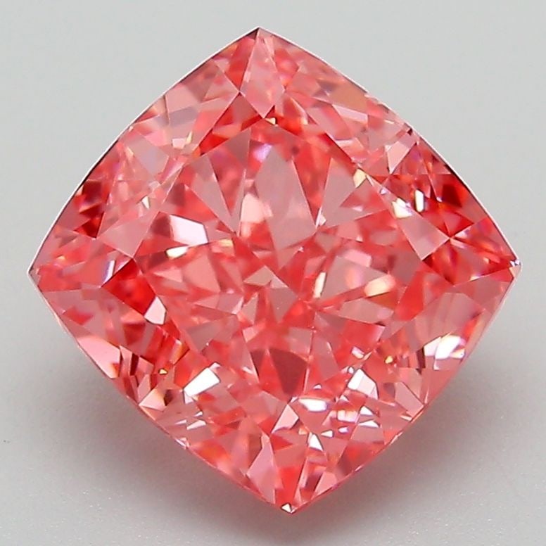 Loose Diamond - CUSHION MODIFIED 3.24ct Fancy Vivid Pink VS1: Loose Diamond - CUSHION MODIFIED 3.24ct Fancy Vivid Pink VS1 Source: This is a real non-mined Diamond that has been grown in a lab Shape: CUSHION MODIFIED Carats: 3.24 Color: Fancy Vivid Pink Certific