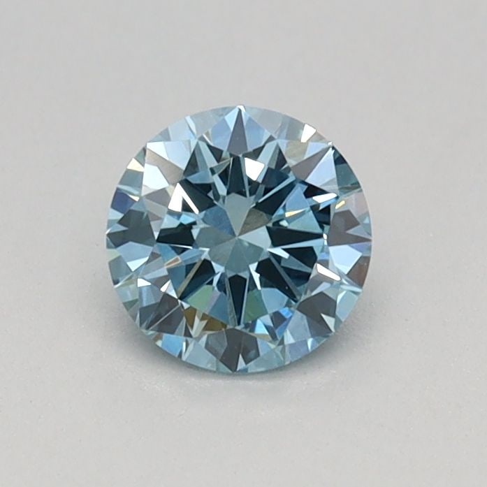 Loose Diamond - ROUND 0.34ct Fancy Vivid Blue VS1: Loose Diamond - ROUND 0.34ct Fancy Vivid Blue VS1 Source: This is a real non-mined Diamond that has been grown in a lab Shape: ROUND Carats: 0.34 Color: Fancy Vivid Blue Certification: IGI Video:
