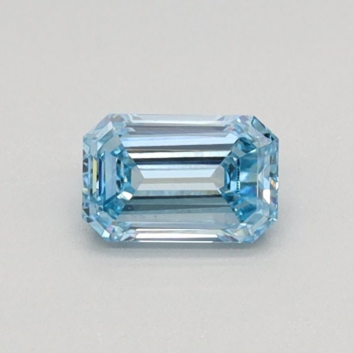 Loose Diamond - EMERALD 0.33ct Fancy Intense Blue VVS2: Loose Diamond - EMERALD 0.33ct Fancy Intense Blue VVS2 Source: This is a real non-mined Diamond that has been grown in a lab Shape: EMERALD Carats: 0.33 Color: Fancy Intense Blue Certification: IGI Vi