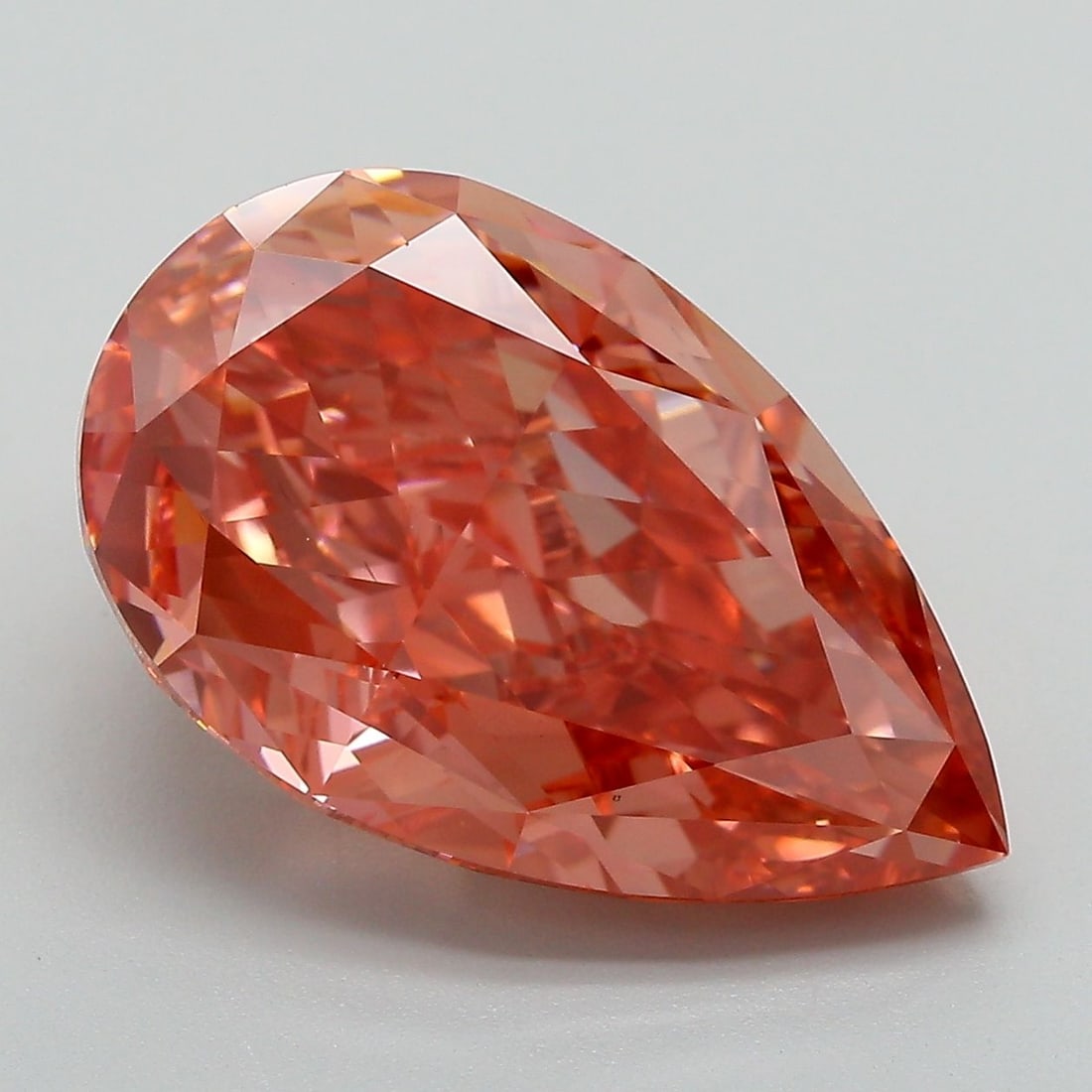 Loose Diamond - PEAR 8.53ct Fancy Vivid Pink VS2: Loose Diamond - PEAR 8.53ct Fancy Vivid Pink VS2 Source: This is a real non-mined Diamond that has been grown in a lab Shape: PEAR Carats: 8.53 Color: Fancy Vivid Pink Certification: IGI Video: