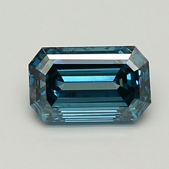 Loose Diamond - EMERALD 1.6ct Fancy Deep Blue SI1: Loose Diamond - EMERALD 1.6ct Fancy Deep Blue SI1 Source: This is a real non-mined Diamond that has been grown in a lab Shape: EMERALD Carats: 1.6 Color: Fancy Deep Blue Certification: IGI Video: