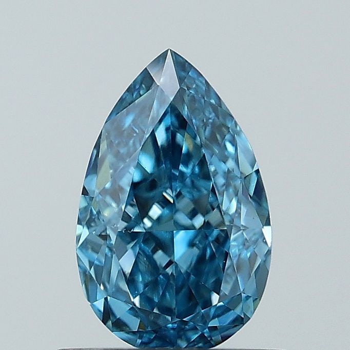 Loose Diamond - PEAR 0.88ct Fancy Vivid Blue VS1: Loose Diamond - PEAR 0.88ct Fancy Vivid Blue VS1 Source: This is a real non-mined Diamond that has been grown in a lab Shape: PEAR Carats: 0.88 Color: Fancy Vivid Blue Certification: NONE Video: