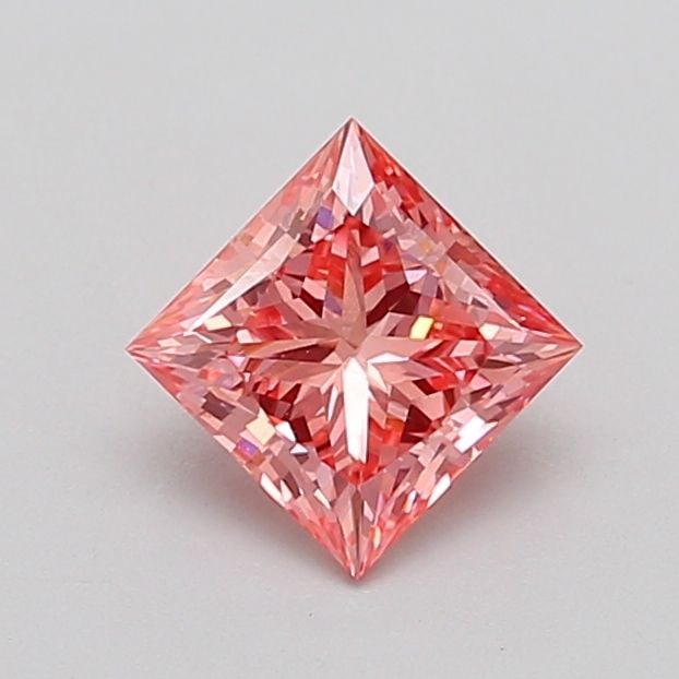 Loose Diamond - PRINCESS 1.15ct Fancy Vivid Pink VS1: Loose Diamond - PRINCESS 1.15ct Fancy Vivid Pink VS1 Source: This is a real non-mined Diamond that has been grown in a lab Shape: PRINCESS Carats: 1.15 Color: Fancy Vivid Pink Certification: IGI Video