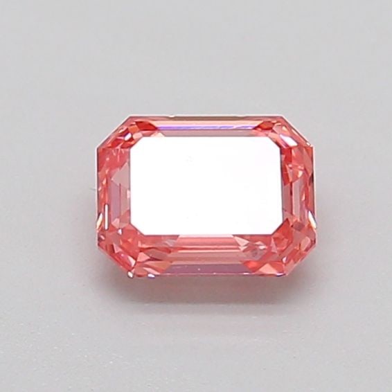 Loose Diamond - EMERALD 0.5ct Fancy Vivid Pink SI1: Loose Diamond - EMERALD 0.5ct Fancy Vivid Pink SI1 Source: This is a real non-mined Diamond that has been grown in a lab Shape: EMERALD Carats: 0.5 Color: Fancy Vivid Pink Certification: IGI Video: