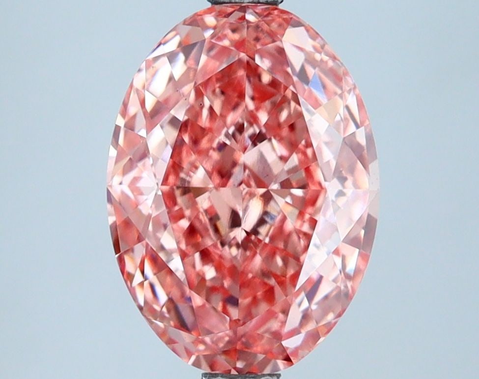 Loose Diamond - OVAL 2.91ct Fancy Vivid Pink VS1: Loose Diamond - OVAL 2.91ct Fancy Vivid Pink VS1 Source: This is a real non-mined Diamond that has been grown in a lab Shape: OVAL Carats: 2.91 Color: Fancy Vivid Pink Certification: IGI Video: