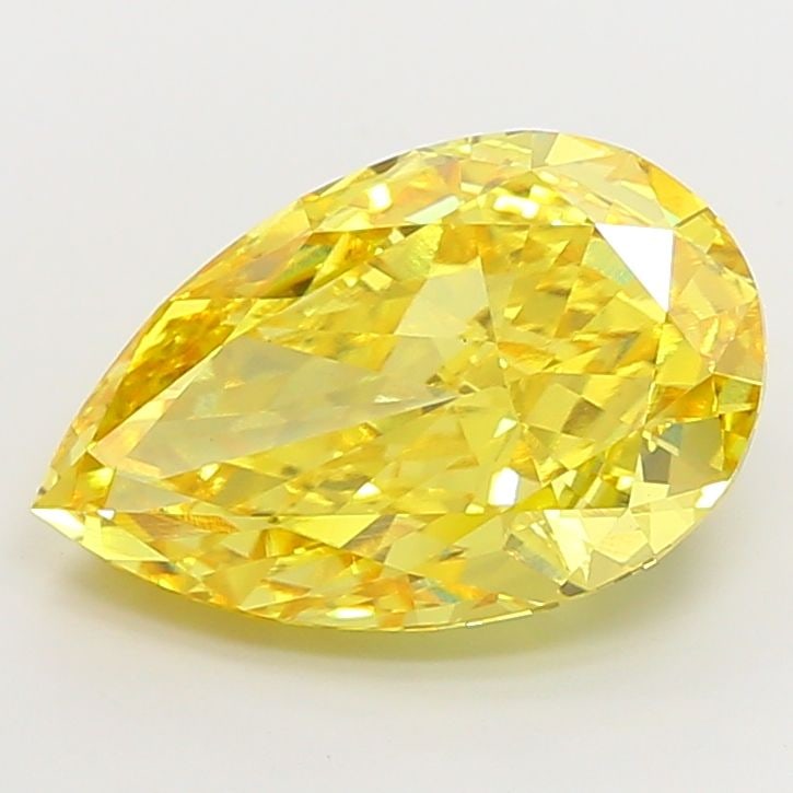 Loose Diamond - PEAR 10.06ct Fancy Vivid Yellow VS1: Loose Diamond - PEAR 10.06ct Fancy Vivid Yellow VS1 Source: This is a real non-mined Diamond that has been grown in a lab Shape: PEAR Carats: 10.06 Color: Fancy Vivid Yellow Certification: IGI Video: