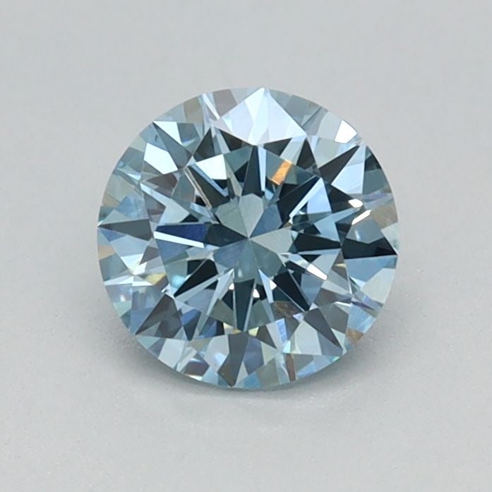 Loose Diamond - ROUND 0.49ct Fancy Vivid Blue VS1: Loose Diamond - ROUND 0.49ct Fancy Vivid Blue VS1 Source: This is a real non-mined Diamond that has been grown in a lab Shape: ROUND Carats: 0.49 Color: Fancy Vivid Blue Certification: IGI Video: