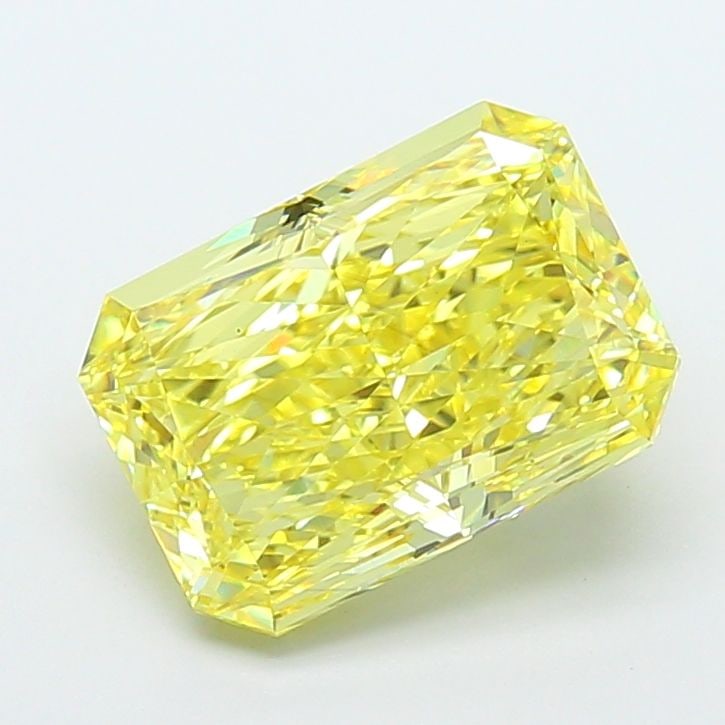 Loose Diamond - RADIANT 4.55ct Fancy Intense Yellow VS1: Loose Diamond - RADIANT 4.55ct Fancy Intense Yellow VS1 Source: This is a real non-mined Diamond that has been grown in a lab Shape: RADIANT Carats: 4.55 Color: Fancy Intense Yellow Certification: IGI
