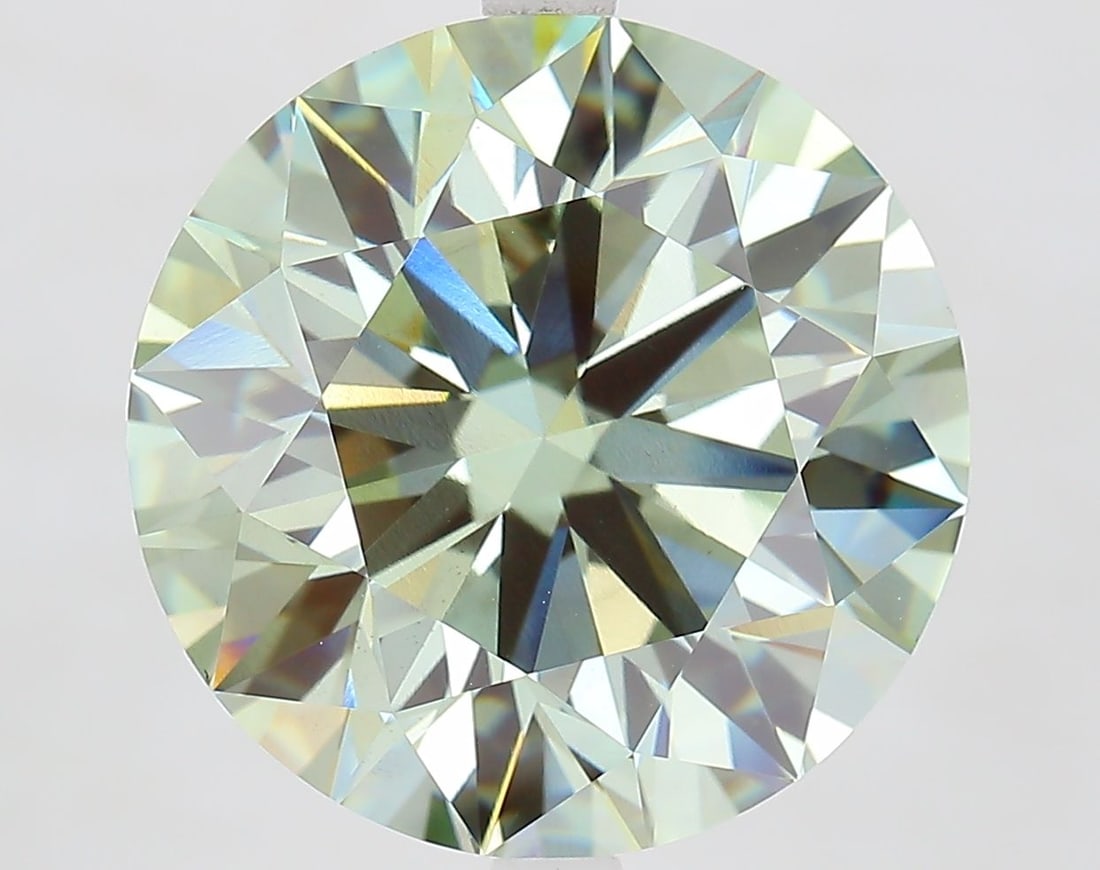 Loose Diamond - ROUND 11.01ct Fancy Intense Green VS2: Loose Diamond - ROUND 11.01ct Fancy Intense Green VS2 Source: This is a real non-mined Diamond that has been grown in a lab Shape: ROUND Carats: 11.01 Color: Fancy Intense Green Certification: IGI Vid