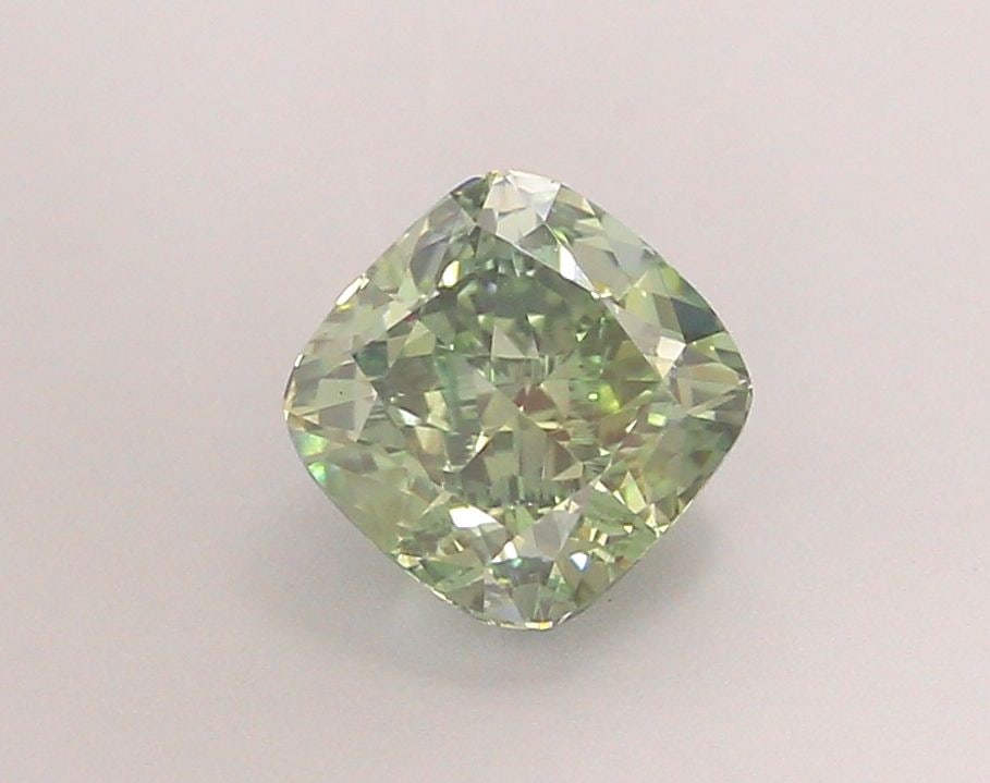 Loose Diamond - CUSHION MODIFIED 1.75ct Fancy Vivid Green VS1: Loose Diamond - CUSHION MODIFIED 1.75ct Fancy Vivid Green VS1 Source: This is a real non-mined Diamond that has been grown in a lab Shape: CUSHION MODIFIED Carats: 1.75 Color: Fancy Vivid Green Certif
