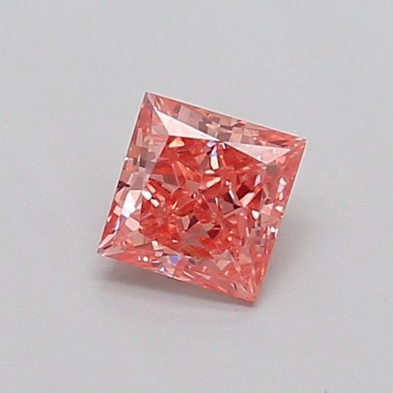 Loose Diamond - PRINCESS 0.39ct Fancy Vivid Pink VVS2: Loose Diamond - PRINCESS 0.39ct Fancy Vivid Pink VVS2 Source: This is a real non-mined Diamond that has been grown in a lab Shape: PRINCESS Carats: 0.39 Color: Fancy Vivid Pink Certification: IGI Vide