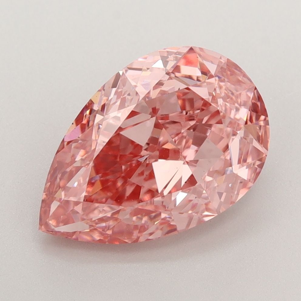 Loose Diamond - PEAR 3.76ct Fancy Vivid Pink VS2 (1 of 1)
