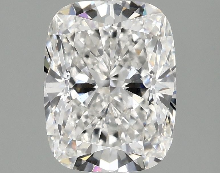 Loose Diamond - CUSHION MODIFIED 2.1ct E VS2: Loose Diamond - CUSHION MODIFIED 2.1ct E VS2 Source: This is a real non-mined Diamond that has been grown in a lab Shape: CUSHION MODIFIED Carats: 2.1 Color: E Clarity: VS2 Certification: IGI Video: