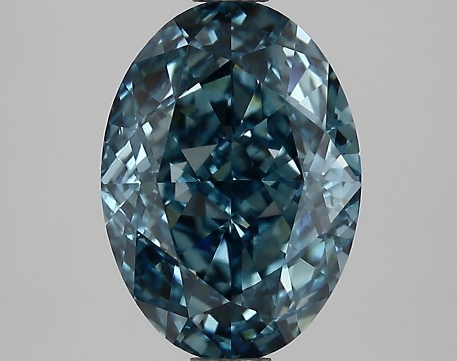 Loose Diamond - OVAL 2.47ct Fancy Vivid Blue VS1: Loose Diamond - OVAL 2.47ct Fancy Vivid Blue VS1 Source: This is a real non-mined Diamond that has been grown in a lab Shape: OVAL Carats: 2.47 Color: Fancy Vivid Blue Certification: IGI Video: