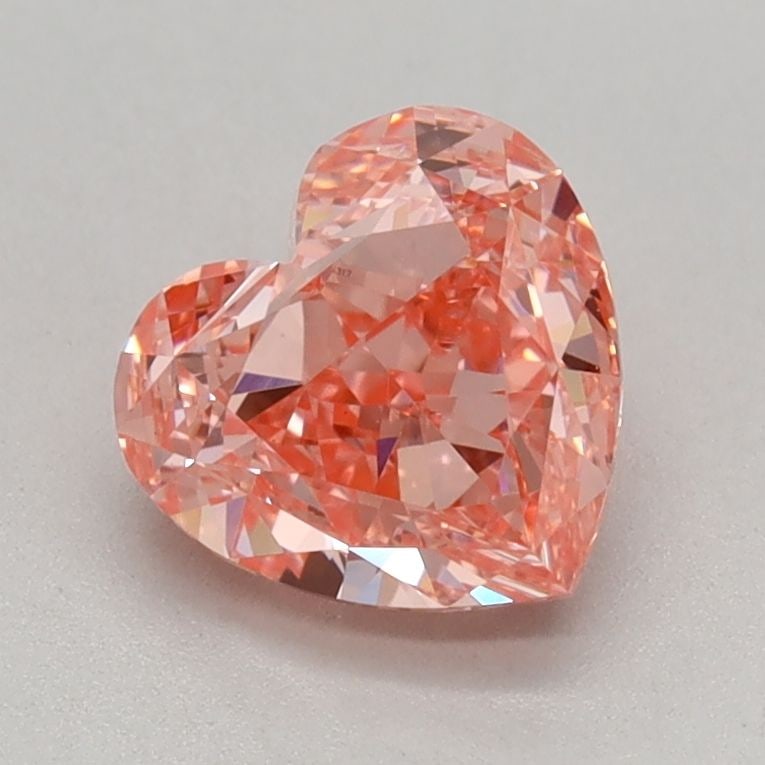 Loose Diamond - HEART 1.05ct Fancy Vivid Pink VS1: Loose Diamond - HEART 1.05ct Fancy Vivid Pink VS1 Source: This is a real non-mined Diamond that has been grown in a lab Shape: HEART Carats: 1.05 Color: Fancy Vivid Pink Certification: IGI Video: