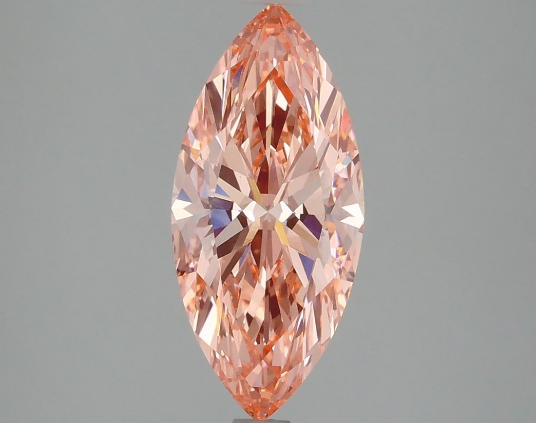 Loose Diamond - MARQUISE 2.03ct Fancy Vivid Pink VS1: Loose Diamond - MARQUISE 2.03ct Fancy Vivid Pink VS1 Source: This is a real non-mined Diamond that has been grown in a lab Shape: MARQUISE Carats: 2.03 Color: Fancy Vivid Pink Certification: IGI Video