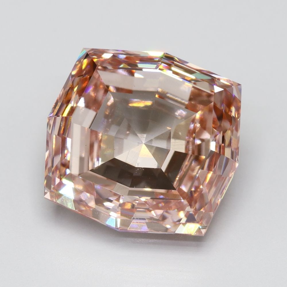 Loose Diamond - OCTAGONAL 5.3ct Fancy Intense Pink VS1: Loose Diamond - OCTAGONAL 5.3ct Fancy Intense Pink VS1 Source: This is a real non-mined Diamond that has been grown in a lab Shape: OCTAGONAL Carats: 5.3 Color: Fancy Intense Pink Certification: IGI V