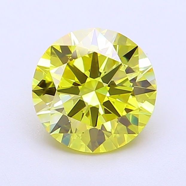 Loose Diamond - ROUND 1.37ct Fancy Vivid Yellow VS1: Loose Diamond - ROUND 1.37ct Fancy Vivid Yellow VS1 Source: This is a real non-mined Diamond that has been grown in a lab Shape: ROUND Carats: 1.37 Color: Fancy Vivid Yellow Certification: IGI Video: