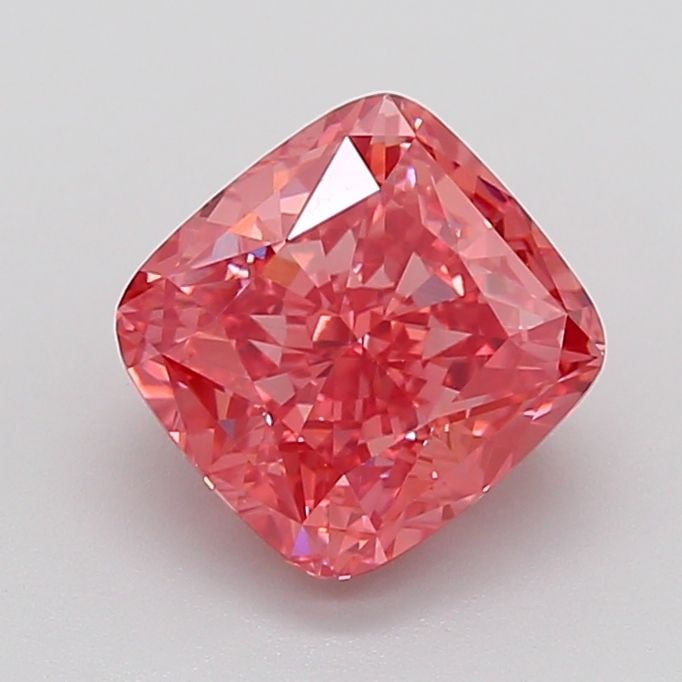 Loose Diamond - CUSHION MODIFIED 3.88ct Fancy Vivid Reddish Pink VS1: Loose Diamond - CUSHION MODIFIED 3.88ct Fancy Vivid Reddish Pink VS1 Source: This is a real non-mined Diamond that has been grown in a lab Shape: CUSHION MODIFIED Carats: 3.88 Color: Fancy Vivid Reddi