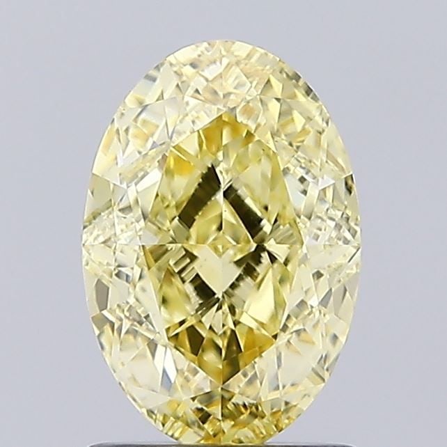Loose Diamond - OVAL 1.57ct Fancy Intense Yellow VS1: Loose Diamond - OVAL 1.57ct Fancy Intense Yellow VS1 Source: This is a real non-mined Diamond that has been grown in a lab Shape: OVAL Carats: 1.57 Color: Fancy Intense Yellow Certification: IGI Video