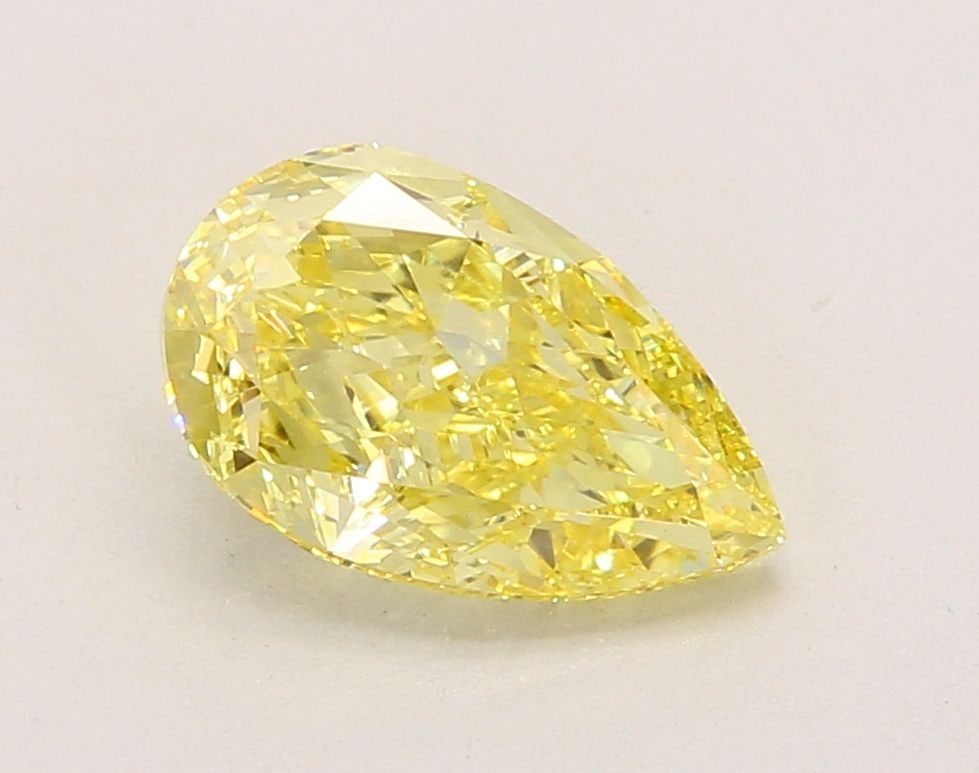 Loose Diamond - PEAR 2.62ct Fancy Vivid Yellow VVS2: Loose Diamond - PEAR 2.62ct Fancy Vivid Yellow VVS2 Source: This is a real non-mined Diamond that has been grown in a lab Shape: PEAR Carats: 2.62 Color: Fancy Vivid Yellow Certification: IGI Video: