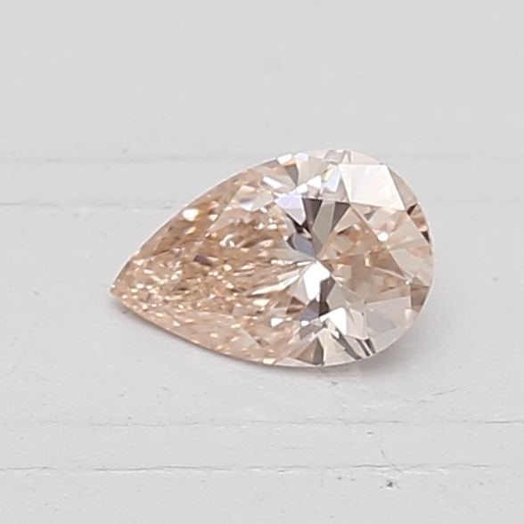 Loose Diamond - PEAR 0.3ct Fancy Orangey Pink VVS2: Loose Diamond - PEAR 0.3ct Fancy Orangey Pink VVS2 Source: This is a real non-mined Diamond that has been grown in a lab Shape: PEAR Carats: 0.3 Color: Fancy Orangey Pink Certification: IGI Video: