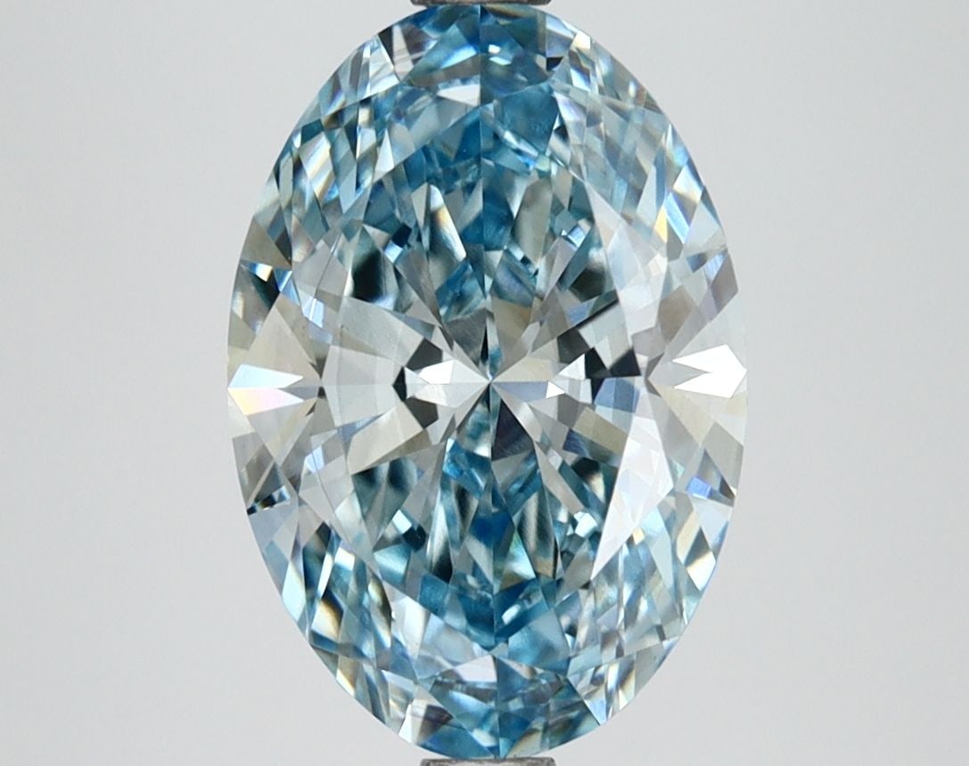 Loose Diamond - OVAL 2.57ct Fancy Vivid Blue VS1 (1 of 1)