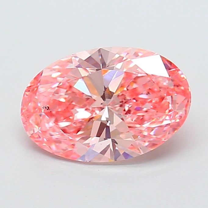 Loose Diamond - OVAL 2.09ct Fancy Vivid Pink VS2: Loose Diamond - OVAL 2.09ct Fancy Vivid Pink VS2 Source: This is a real non-mined Diamond that has been grown in a lab Shape: OVAL Carats: 2.09 Color: Fancy Vivid Pink Certification: IGI Video:
