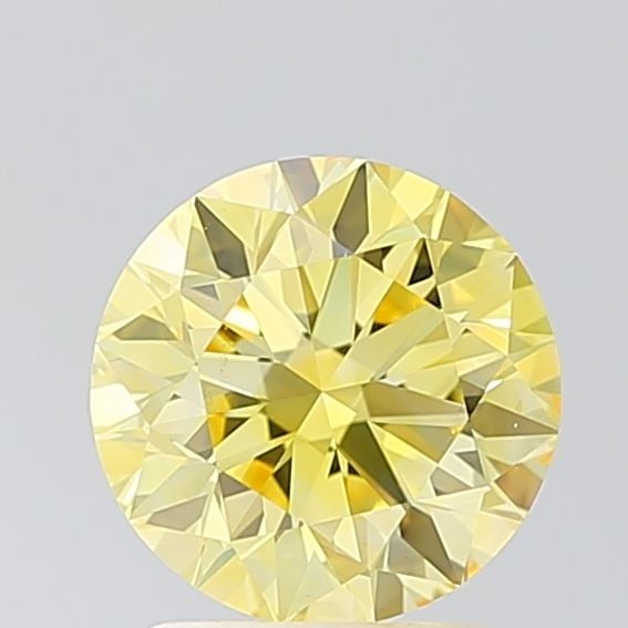Loose Diamond - ROUND 1.67ct Fancy Intense Yellow VS2: Loose Diamond - ROUND 1.67ct Fancy Intense Yellow VS2 Source: This is a real non-mined Diamond that has been grown in a lab Shape: ROUND Carats: 1.67 Color: Fancy Intense Yellow Certification: IGI Vid