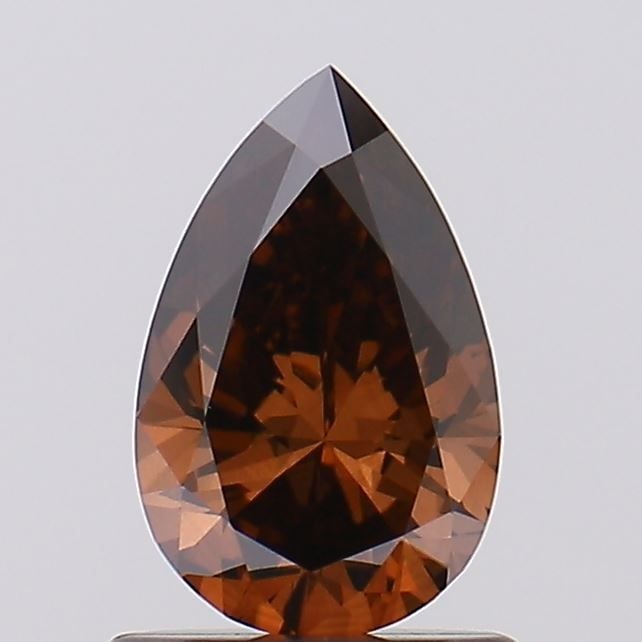 Loose Diamond - PEAR 0.74ct Fancy Dark Brown VS1: Loose Diamond - PEAR 0.74ct Fancy Dark Brown VS1 Source: This is a real non-mined Diamond that has been grown in a lab Shape: PEAR Carats: 0.74 Color: Fancy Dark Brown Certification: NONE Video: