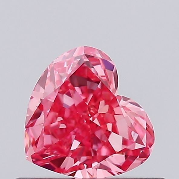 Loose Diamond - HEART 0.44ct Fancy Vivid Pink VS1: Loose Diamond - HEART 0.44ct Fancy Vivid Pink VS1 Source: This is a real non-mined Diamond that has been grown in a lab Shape: HEART Carats: 0.44 Color: Fancy Vivid Pink Certification: IGI Video: