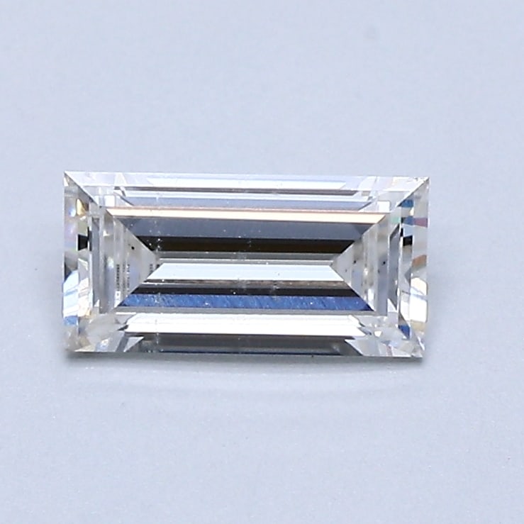 Loose Diamond - BAGUETTE 0.54ct G SI2: Loose Diamond - BAGUETTE 0.54ct G SI2 Source: This is a real non-mined Diamond that has been grown in a lab Shape: BAGUETTE Carats: 0.54 Color: G Clarity: SI2 Certification: GCAL Condition: Pre-Owned