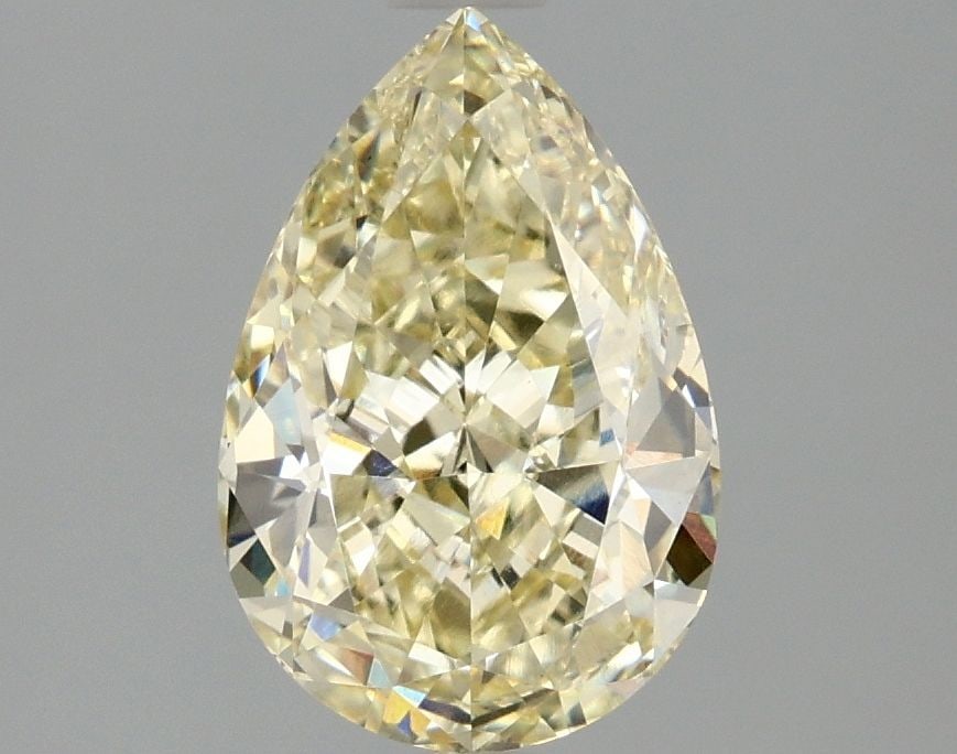 Loose Diamond - PEAR 2.08ct Fancy Intense Yellow VS1: Loose Diamond - PEAR 2.08ct Fancy Intense Yellow VS1 Source: This is a real non-mined Diamond that has been grown in a lab Shape: PEAR Carats: 2.08 Color: Fancy Intense Yellow Certification: IGI Video