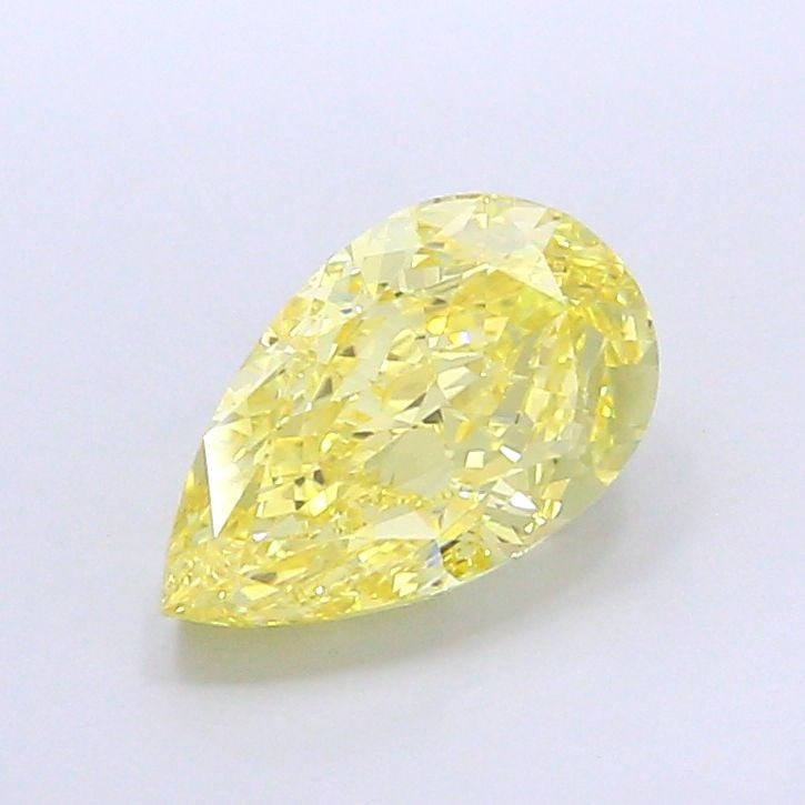Loose Diamond - PEAR 4.01ct Fancy Yellow VVS2: Loose Diamond - PEAR 4.01ct Fancy Yellow VVS2 Source: This is a real non-mined Diamond that has been grown in a lab Shape: PEAR Carats: 4.01 Color: Fancy Yellow Certification: IGI Video: Video Link 
