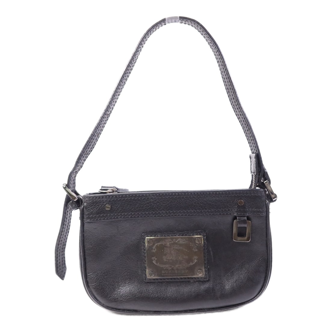 Black Calfskin Leather Shoulder Bag by Burberry (1 of 13)