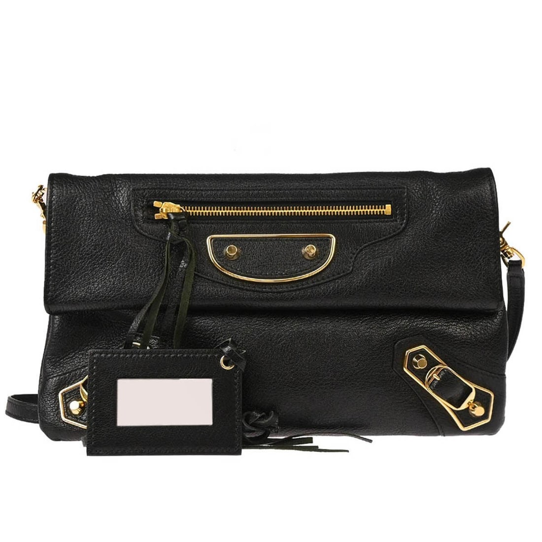 Balenciaga Vintage Black Leather Crossbody Bag 390167-1000-E-525040 (1 of 12)