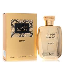 Hawas Elixir Eau De Parfum Spray (Unisex) By Rasasi: Hawas Elixir Eau De Parfum Spray (Unisex) By Rasasi Hawas Elixir Cologne by Rasasi Size: 3.4 oz Eau De Parfum Spray PLEASE NOTE: Framed, Large, or heavy items do not have shipping costs included. The