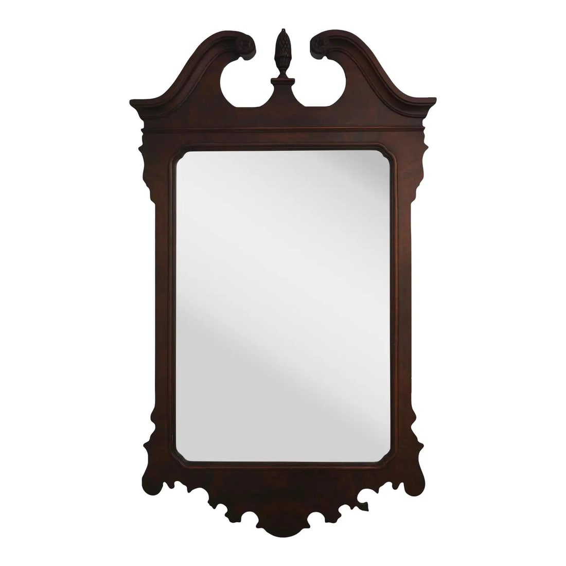 Drexel Heritage Mahogany Chippendale Mirror with Beveled Glass 33w x 56h (1 of 10)
