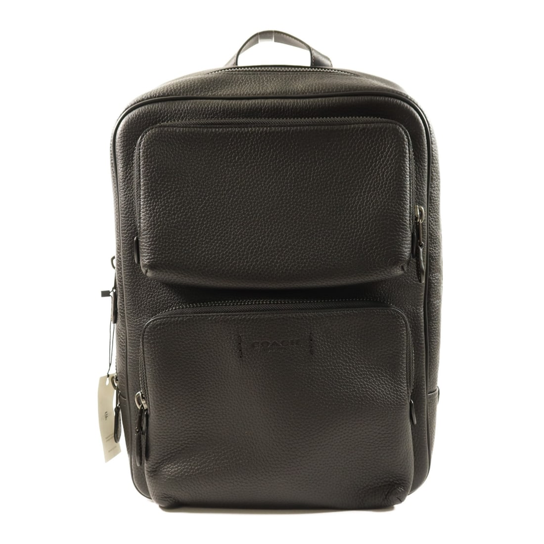 COACH Black Calfskin Rucksack Backpack for Men (1 of 13)