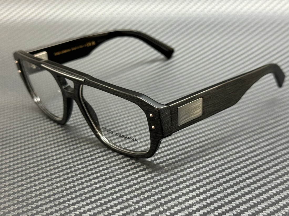 Dolce & Gabbana DG3406 2820 Brushed Black Men's Eyeglasses with Authenticity: Dolce & Gabbana DG3406 2820 Brushed Black Men's Eyeglasses with Authenticity Elevate your eyewear collection with these stylish Dolce & Gabbana DG3406 2820 eyeglasses. Designed for men, these eyeglass
