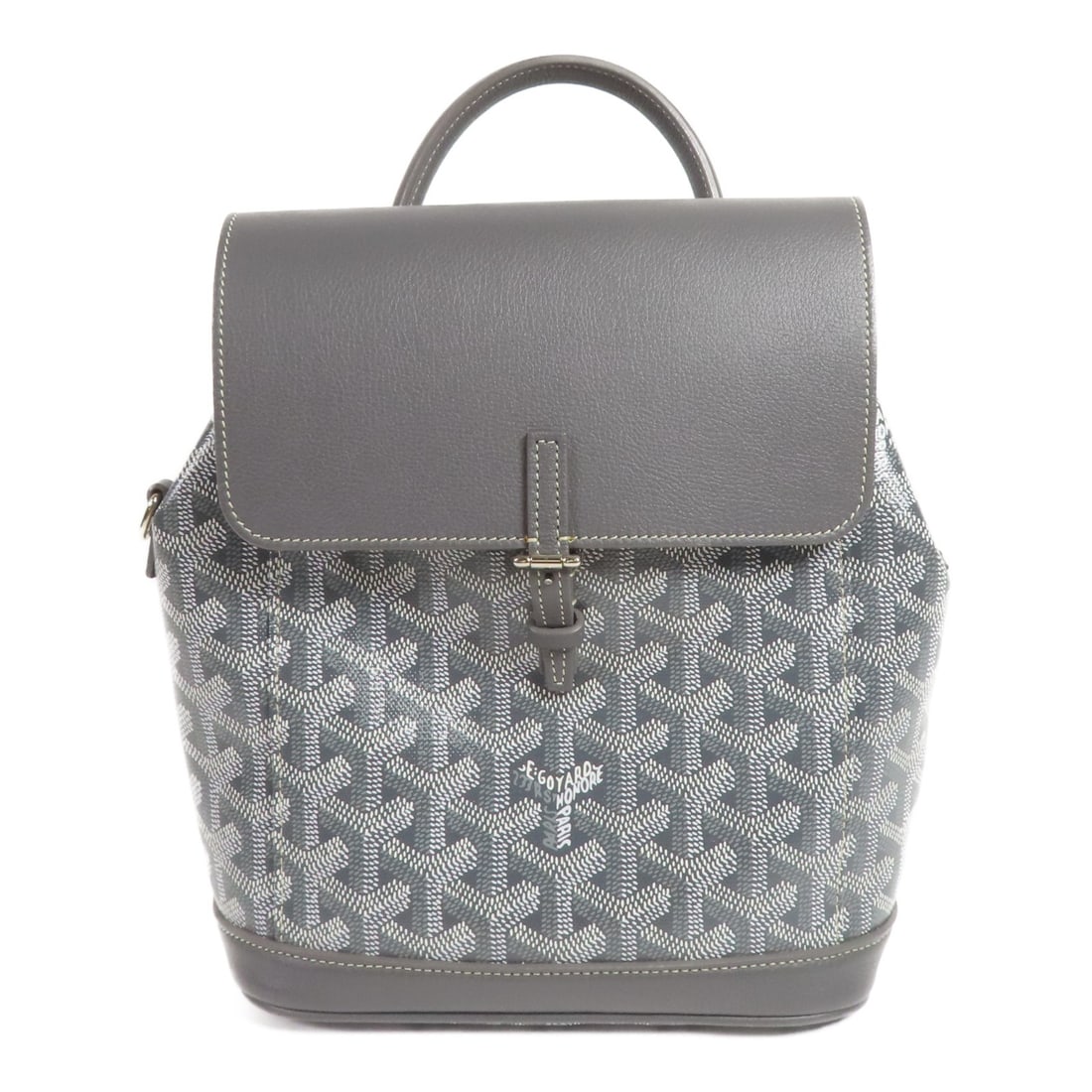 Goyard Gray Coated Canvas Rucksack Backpack with Silver Hardware (1 of 17)