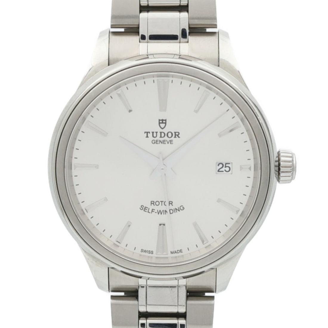 Stainless Steel TUDOR 12500 Automatic Silver Dial Men's Wristwatch (1 of 18)