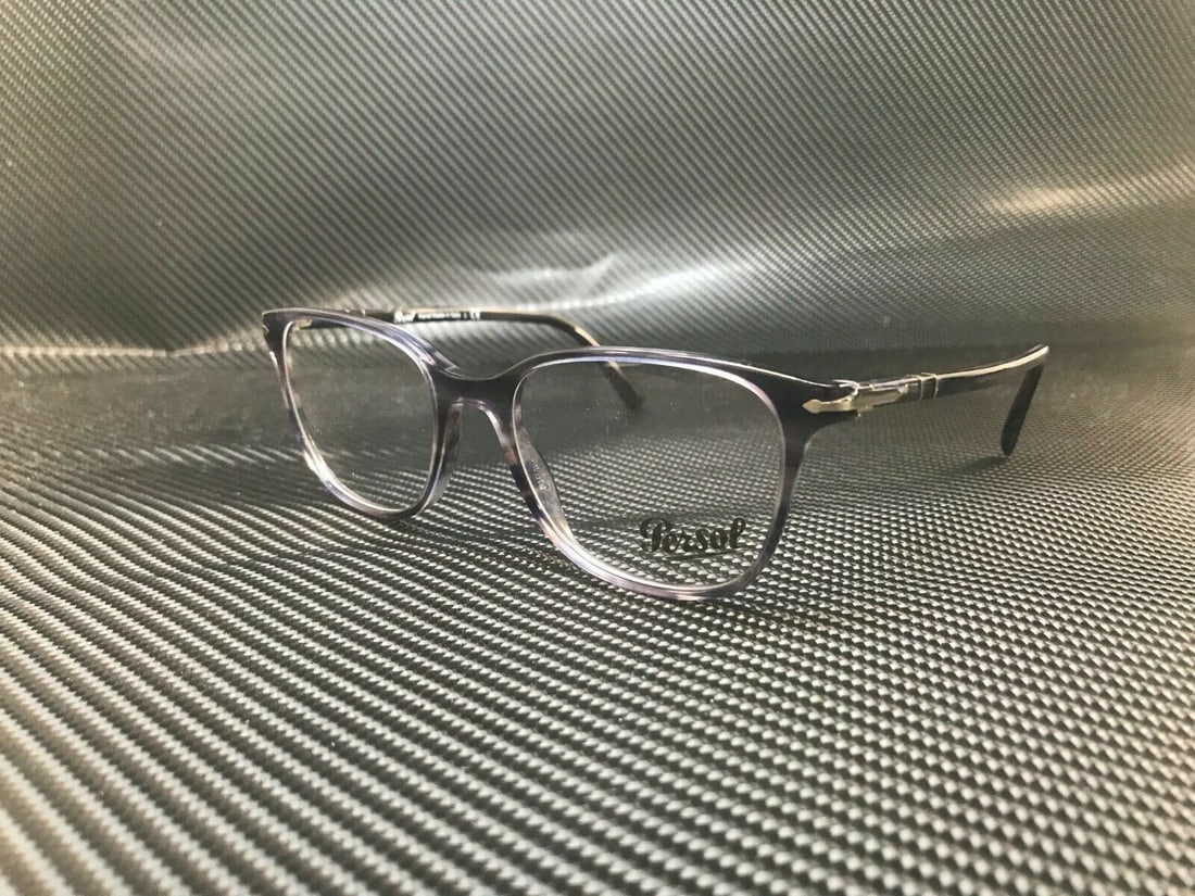 Persol PO3203V 1083 Blue Grey Eyeglasses with Demo Lens 51mm Italy (1 of 4)