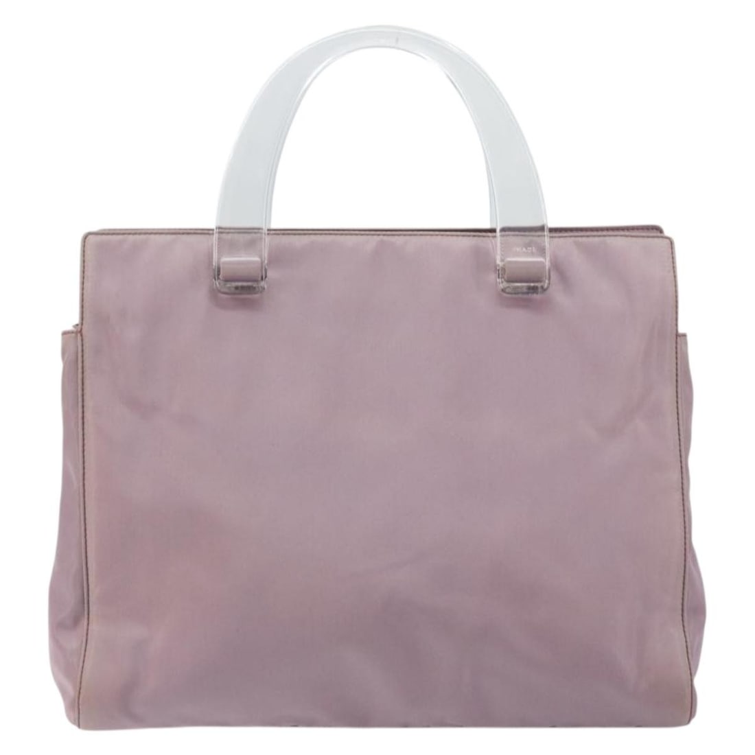 Purple Nylon Prada Tessuto Tote with Resin Handles (1 of 18)