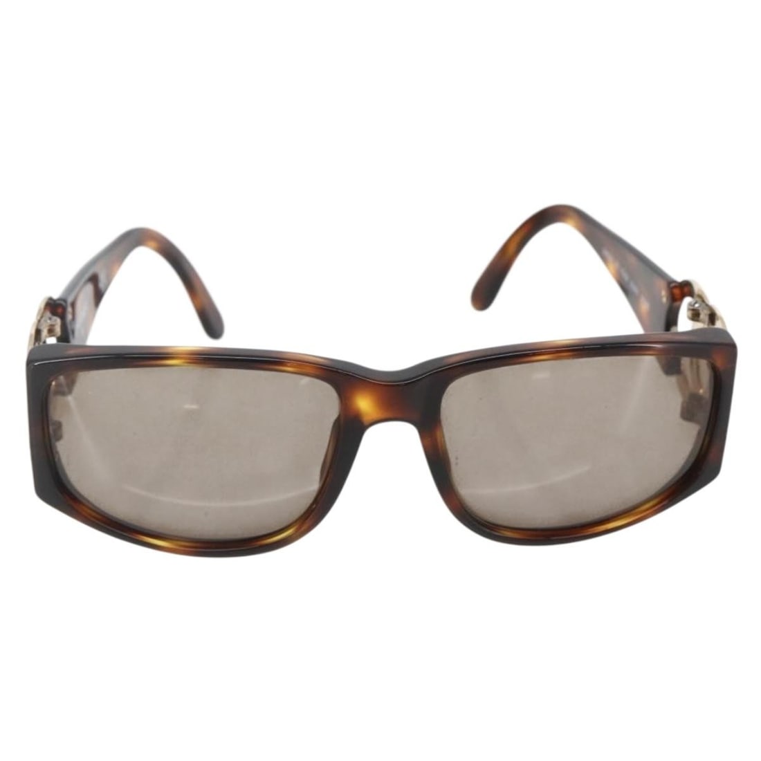 Chanel Brown Plastic Sunglasses with CC Logo for Women (1 of 11)