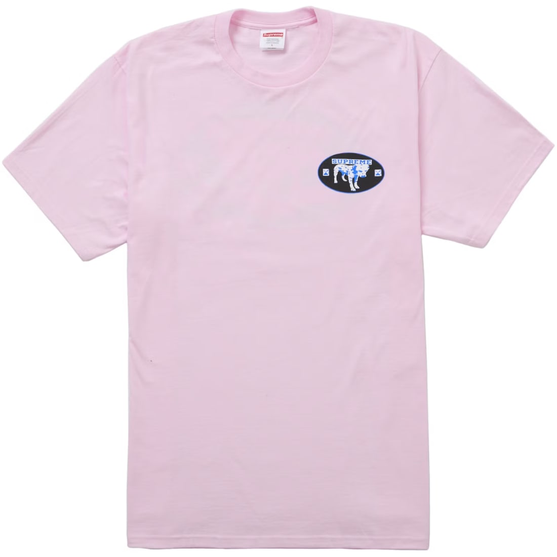Light Pink Supreme Dalmation Graphic T-Shirt Size Small (1 of 2)