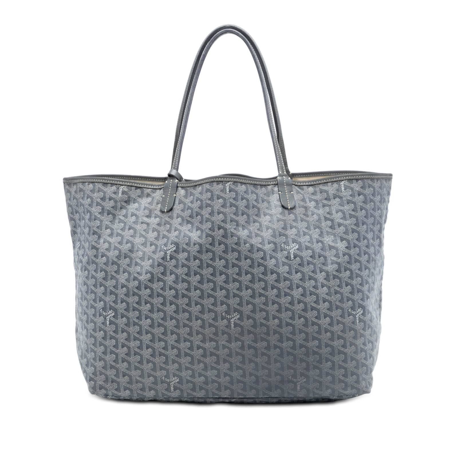 Goyard Saint Louis GM Gray Coated Canvas Tote with Repainted Handles (1 of 8)